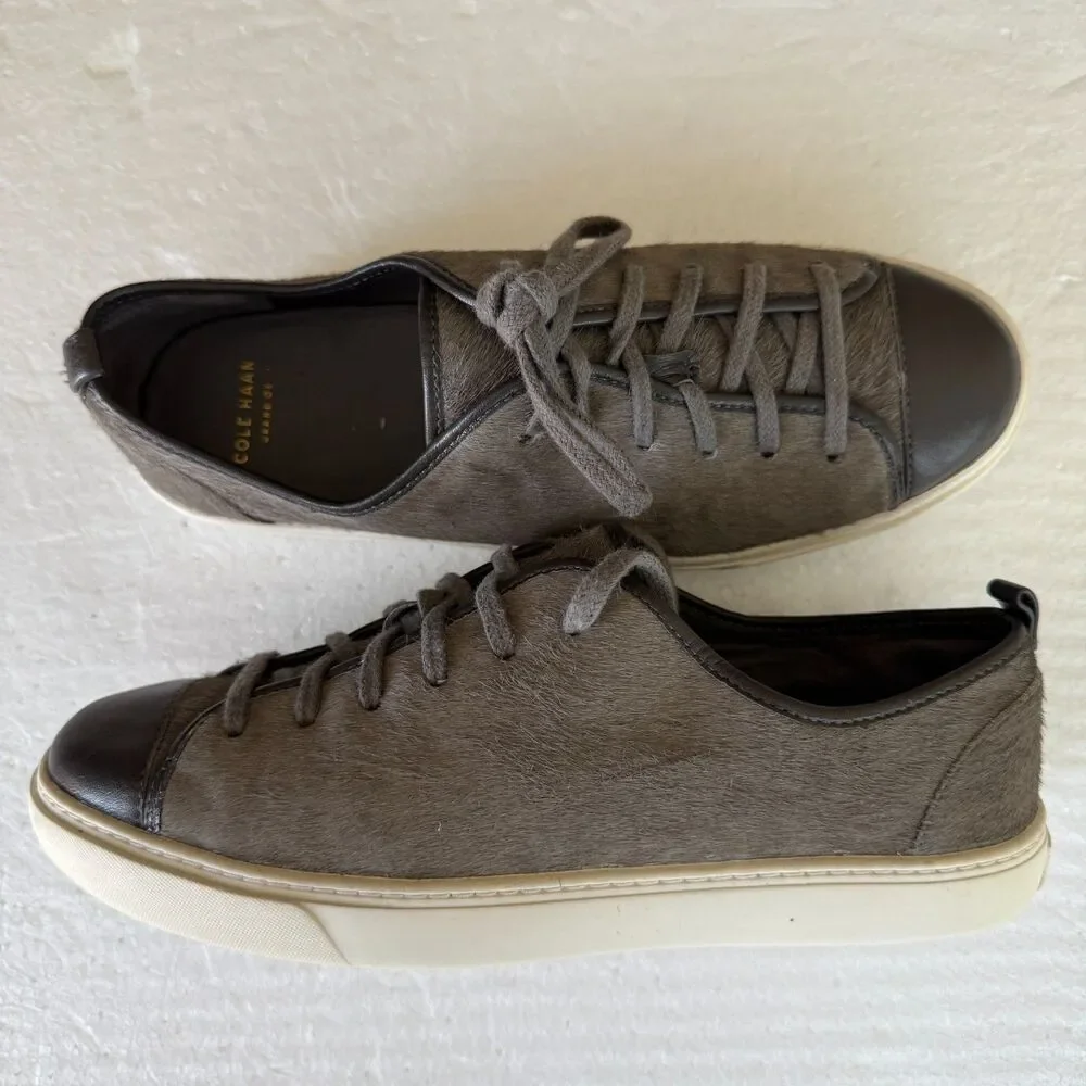 Size 6B - Cole Haan Grand OS Lace Up Sneakers Suede D4296